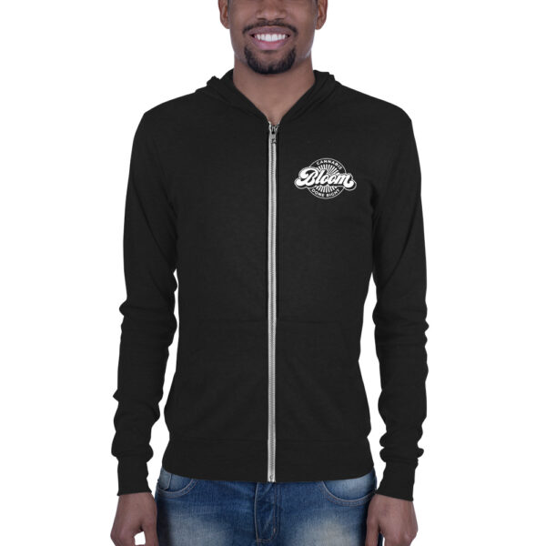 Bloomburst Unisex Zip Hoodie - Image 2