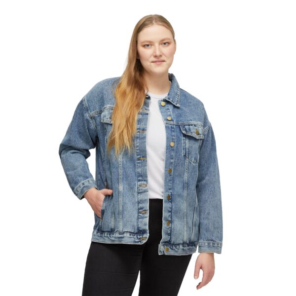 Women's Denim Jacket - Bloom Ohio - Image 4