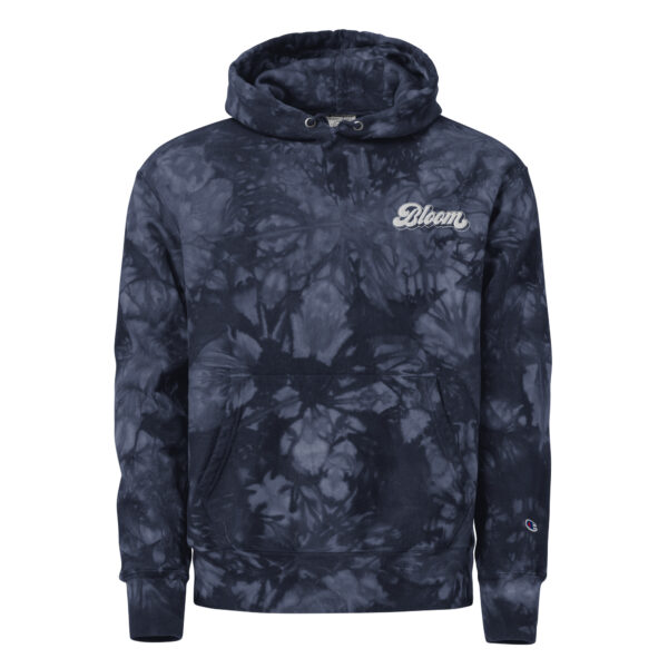 Bloom Embroidered Champion Tie-Dye Hoodie