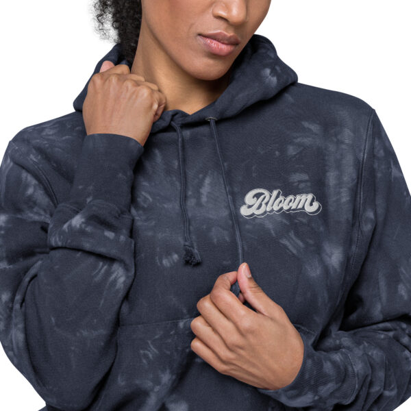 Bloom Embroidered Champion Tie-Dye Hoodie - Image 2